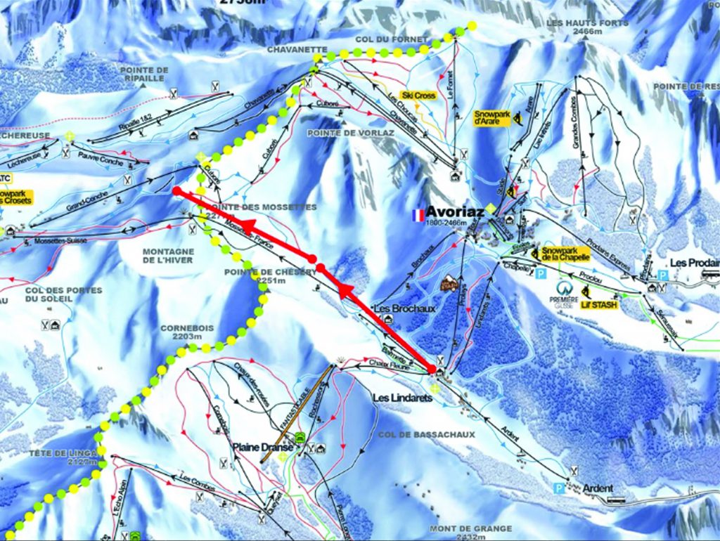 Avoriaz Portes du Soleil ski lifts