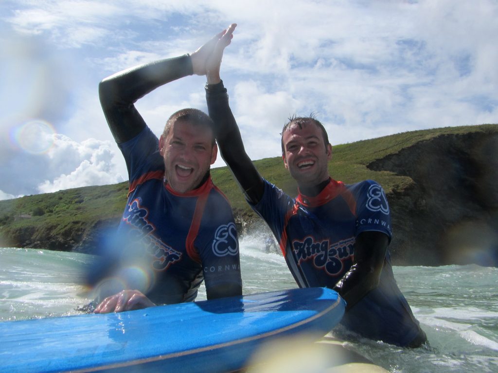 learn to surf in Cornwall