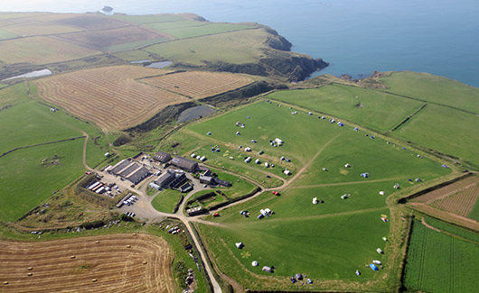 solo camping in pembrokeshire